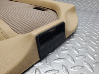 W116 front left door card beige used OEM