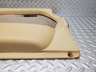 W116 front left door card beige used OEM