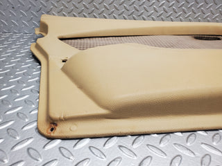 W116 front left door card beige used OEM