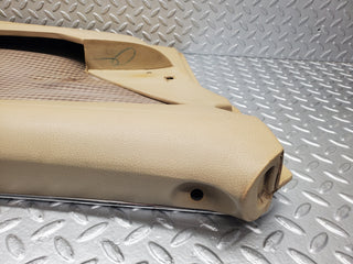 W116 front left door card beige used OEM