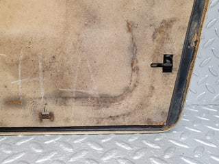 W116 front left door card beige used OEM