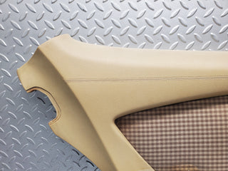 W116 rear left door card beige used OEM