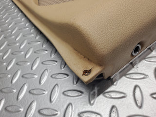 W116 rear left door card beige used OEM