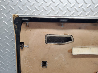 W116 rear left door card beige used OEM