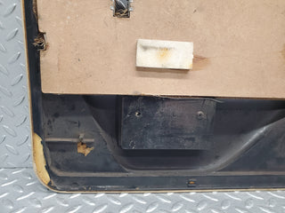 W116 rear left door card beige used OEM