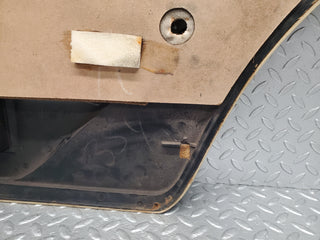 W116 rear left door card beige used OEM