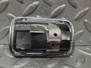 W108 chrome frame for door opener right used OEM