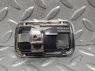 W108 door handle chrome frame right used OEM