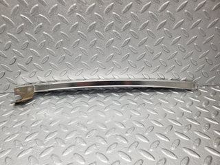 W116 rear left door chrome window channel used OEM