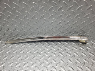 W116 rear left door chrome window channel used OEM