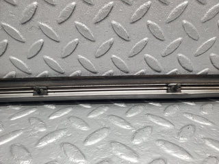 W116 front left door centre moulding trim used OEM