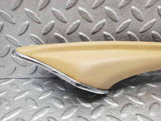 W116 rear left door trim interior beige used OEM
