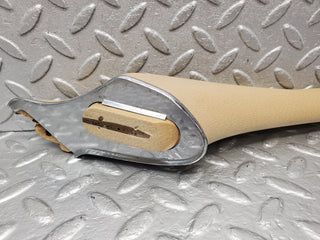 W116 rear left door trim interior beige used OEM