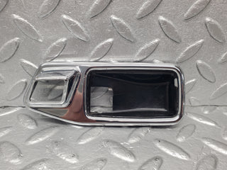 W116 door handle chrome trim front left used OEM
