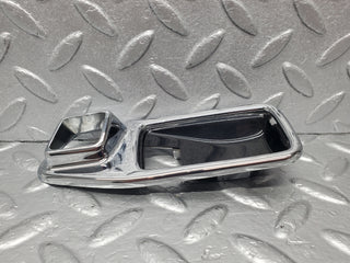 W116 door handle chrome trim front left used OEM