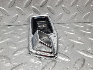 W116 door handle chrome trim front left used OEM