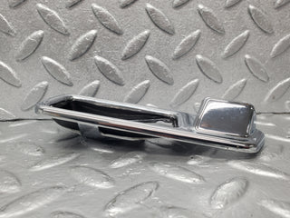 W116 door handle chrome trim front left used OEM