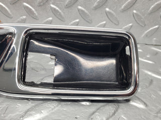 W116 door handle chrome trim front left used OEM
