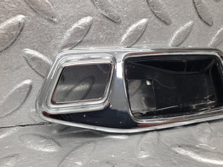 W116 door handle chrome trim rear left used OEM