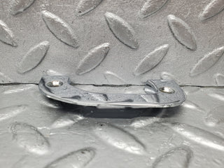 W116 right door chrome latch trim used OEM