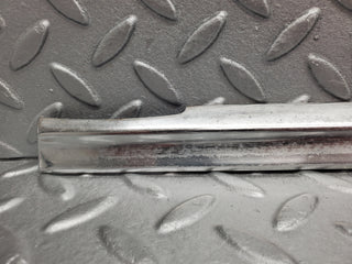 W116 rear left door chrome trim used OEM