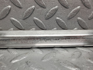 W116 rear left door chrome trim used OEM