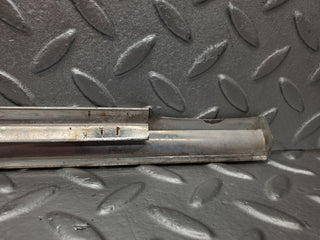 W116 rear left door chrome trim used OEM