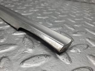 W116 rear left door chrome trim used OEM