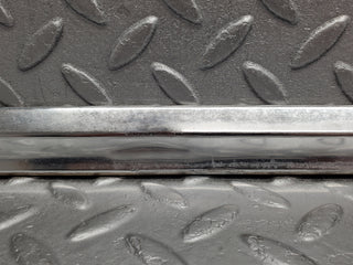 W116 front right door chrome trim used OEM
