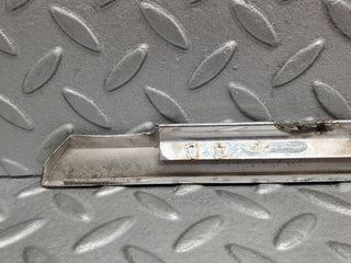 W116 front right door chrome trim used OEM