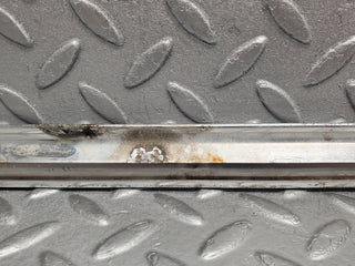 W116 front right door chrome trim used OEM