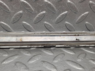 W116 front right door chrome trim used OEM