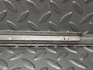 W116 front right door chrome trim used OEM