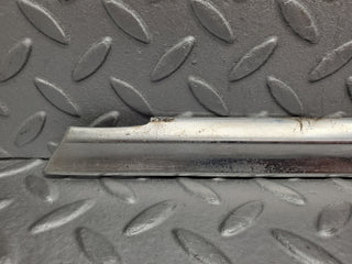 W116 front left door chrome trim used OEM