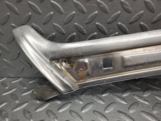 W116 front left a pillar chrome moulding trim used OEM