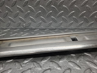 W116 front left a pillar chrome moulding trim used OEM