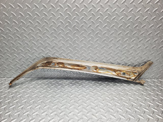 W116 front left a pillar chrome moulding trim used OEM