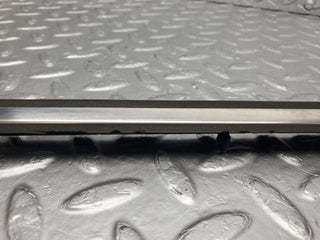 W123 rear right door centre moulding trim used OEM
