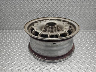 W123 alloy wheel mexican hat 6jx14h2 et30 used OEM