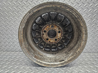 W123 alloy wheel mexican hat 6jx14h2 et30 used OEM