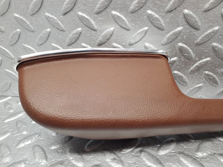 W116 rear left door handle armrest brown used OEM