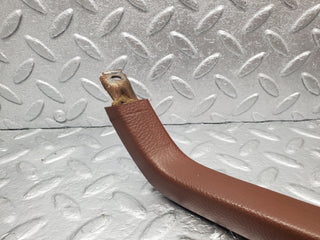 W116 rear left door handle armrest brown used OEM