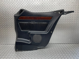 W124 Cabriolet rear right card panel black used OEM