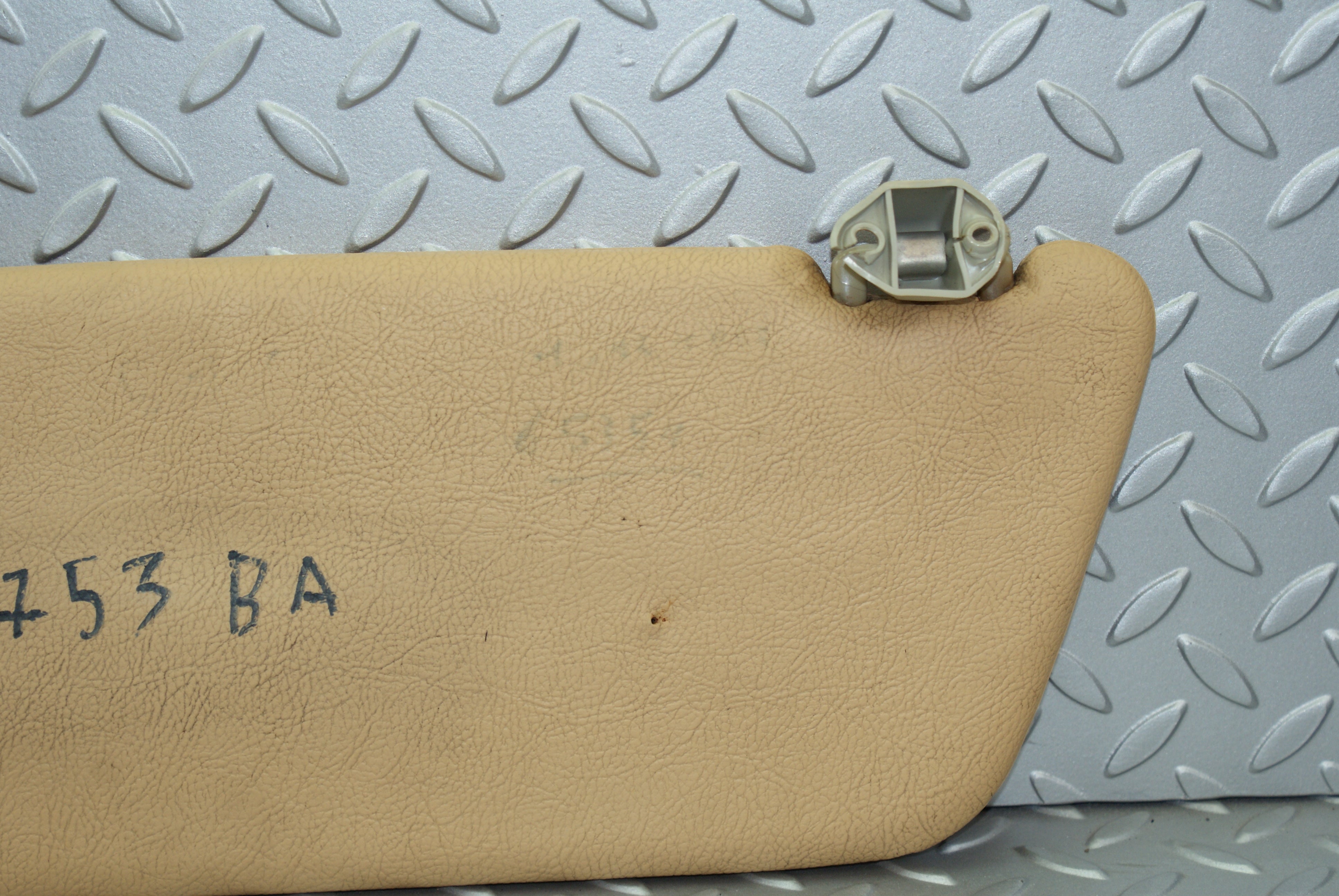 3166 Mercedes-Benz W115 220D Sun Visor Beige Right Driver Side