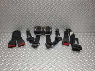 46388 Mercedes-Benz C123 280CE Coupe Rear Seat Belt Set With Buckles 1238604969 1238607885 1238607185