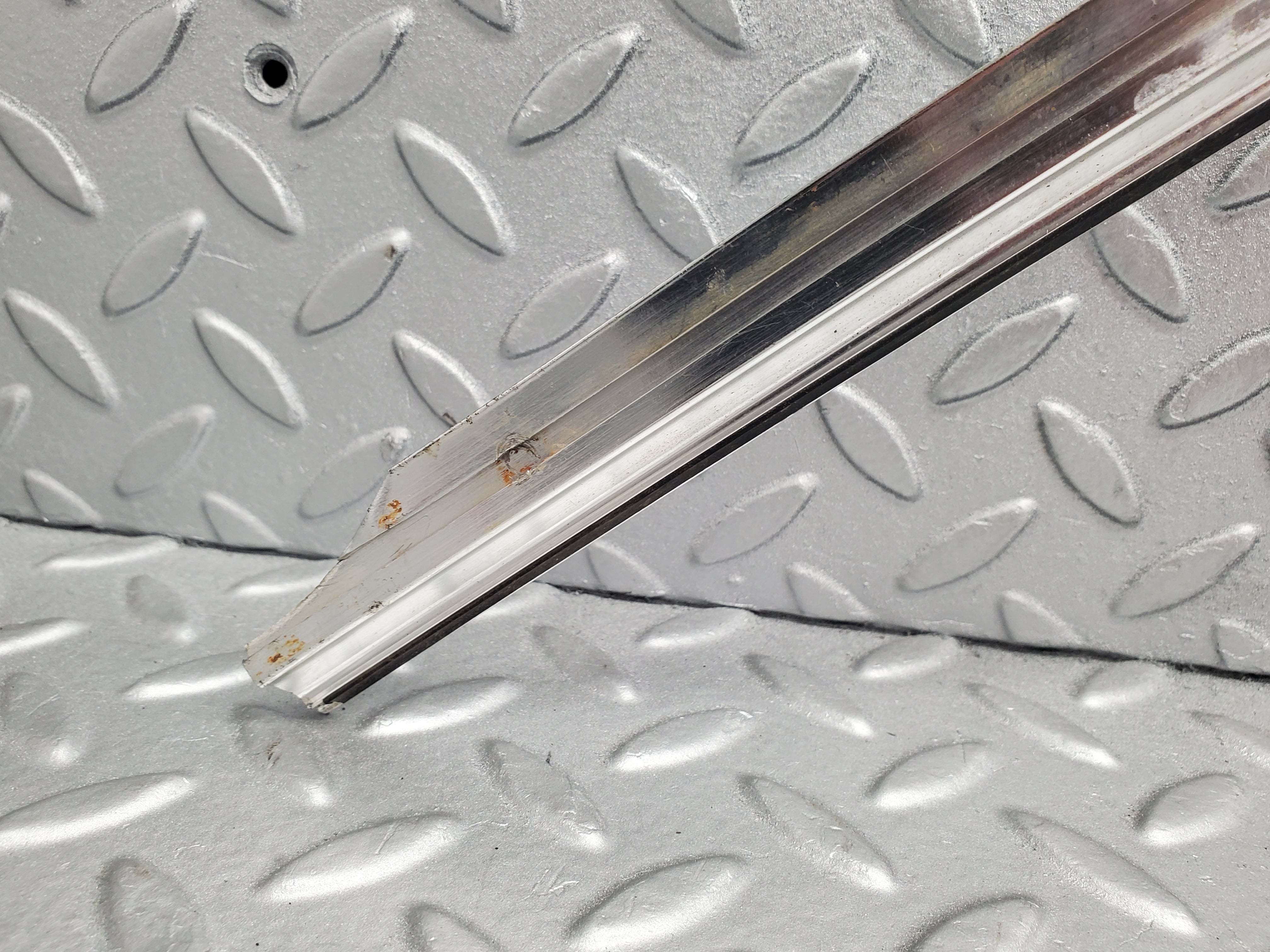 49662 Mercedes-Benz R107 Soft Top Cover Chrome Trim