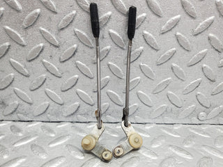 W126 Coupe door lock knob pair used OEM
