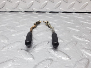 W126 front door lock knob pair used OEM