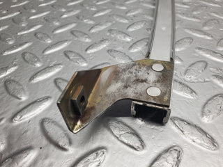 W123 rear right door chrome window channel used OEM