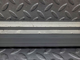 W124 rear right door sill trim used OEM